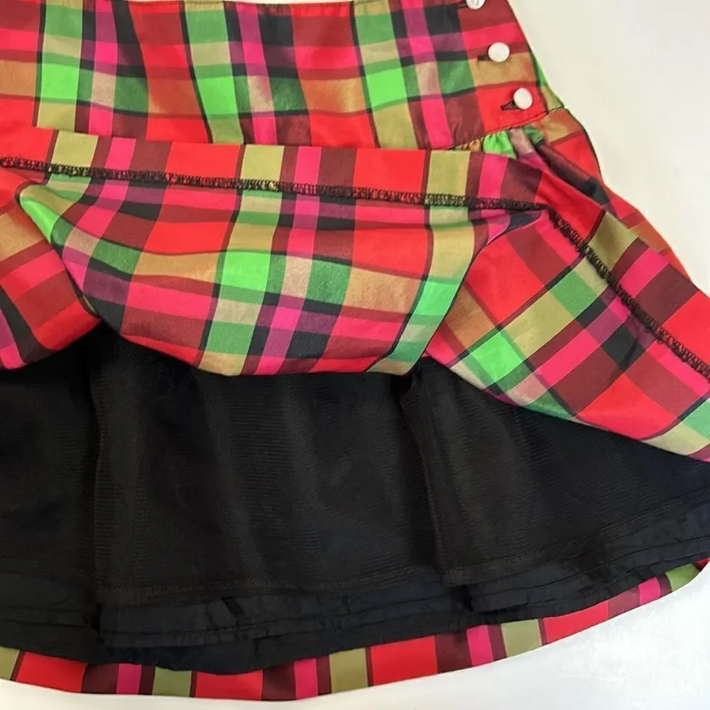 Goes size 8 GAP kids holiday plaid skirt
